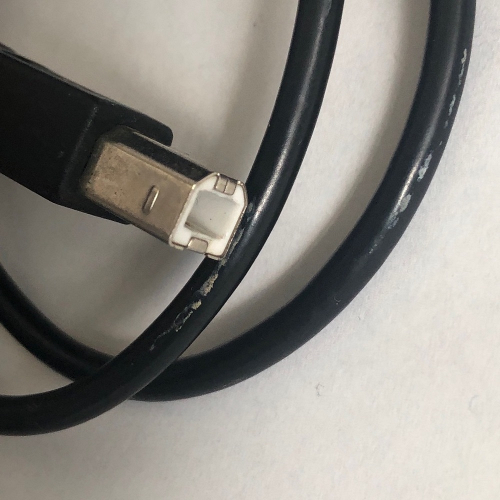 Black Printer Cable